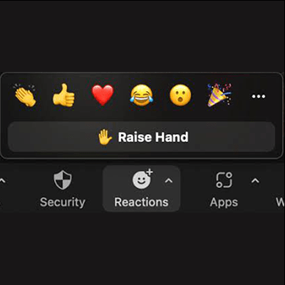 Screenshot of a Zoom call