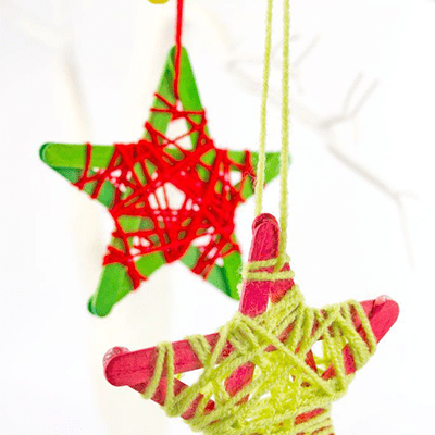 Yarn Christmas star