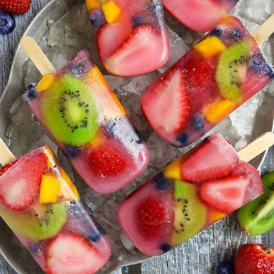 fruit ice pops