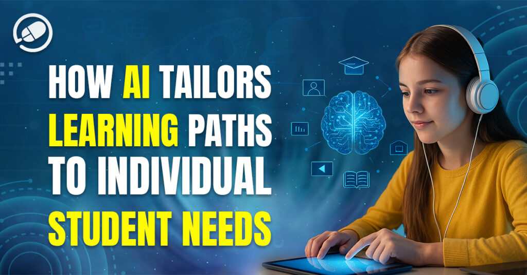 student using AI in education