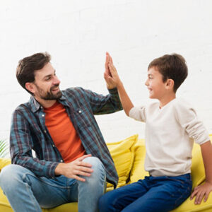 Father Building Emotional Connection with his Child