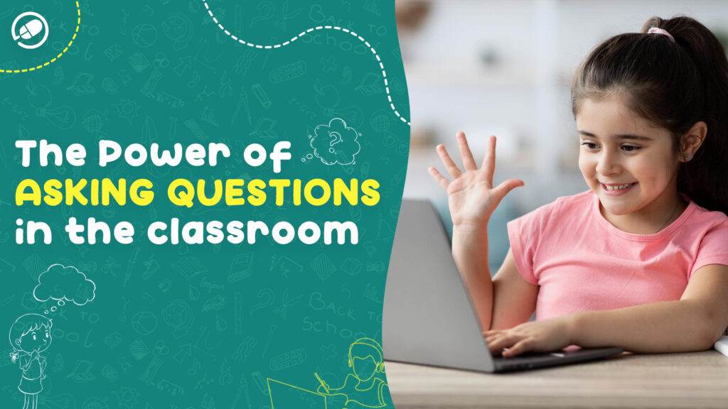 Student asking question during live class