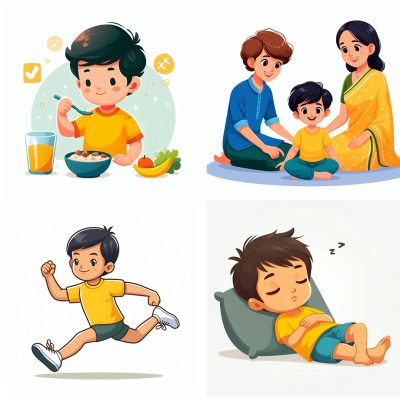 He is not able to enjoy that time because he always busy in laptop